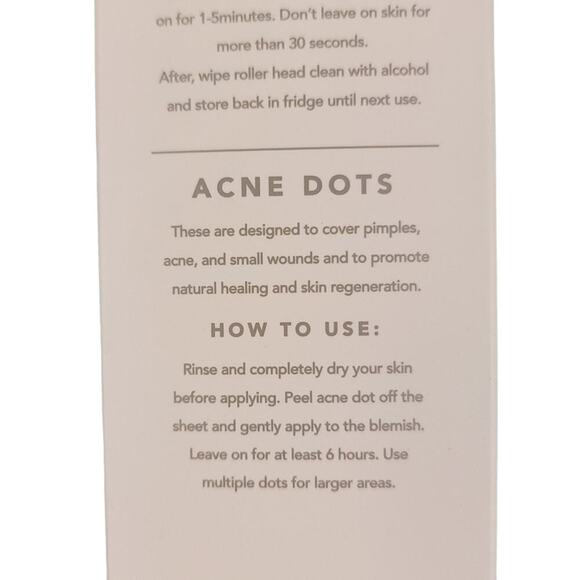 Catherine Malandrino Complete Facial Care Set Facial Brush, Ice Roller, Acne Dot - Picture 6 of 7